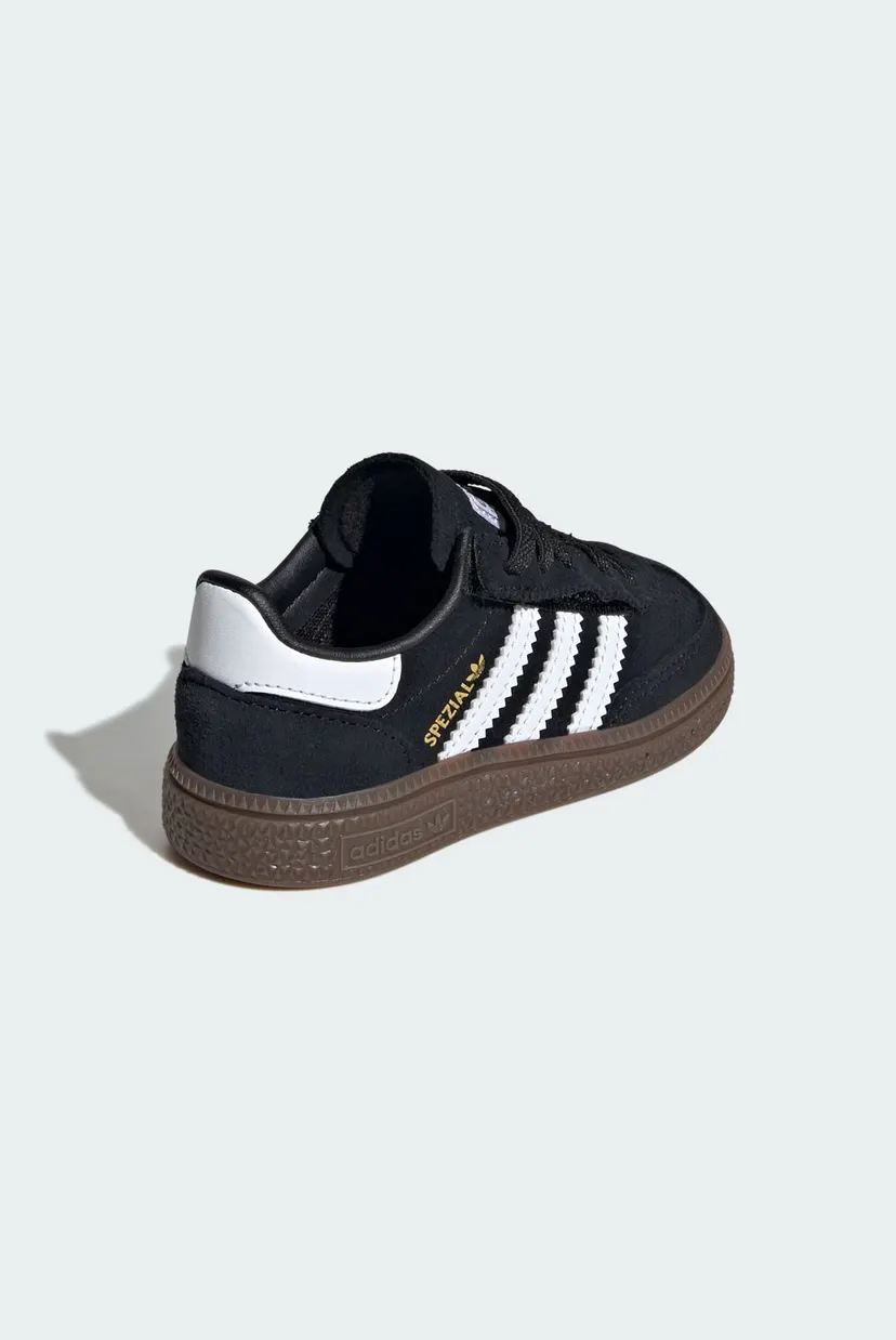 Дитячі чорні замшеві снікерси Handball Spezial Comfort Closure Elastic Lace Kids 5