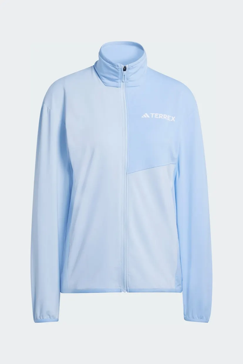 Женская голубая спортивная кофта Terrex Multi CLIMAWARM Full-Zip Tech Fleece 7
