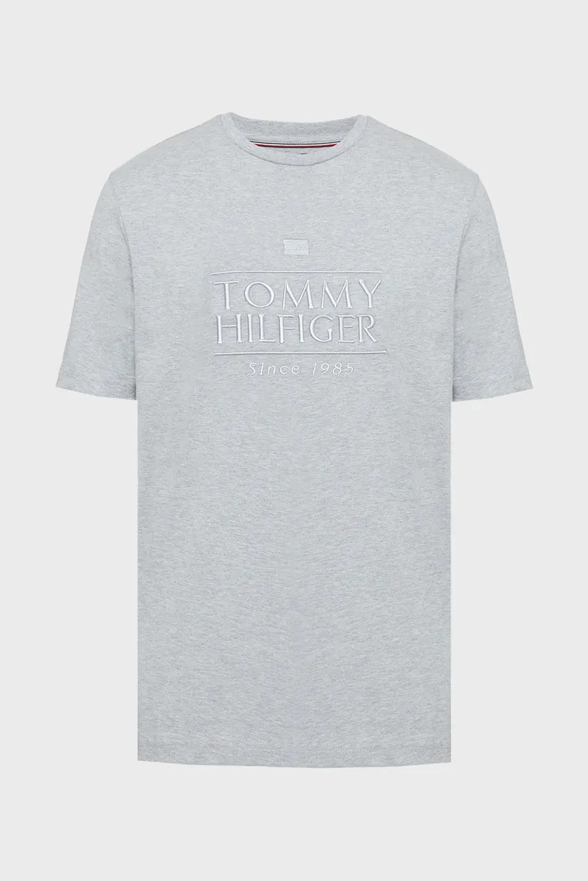 Чоловіча сіра футболка HILFIGER EMBROIDERY чоловіча сіра футболка 6