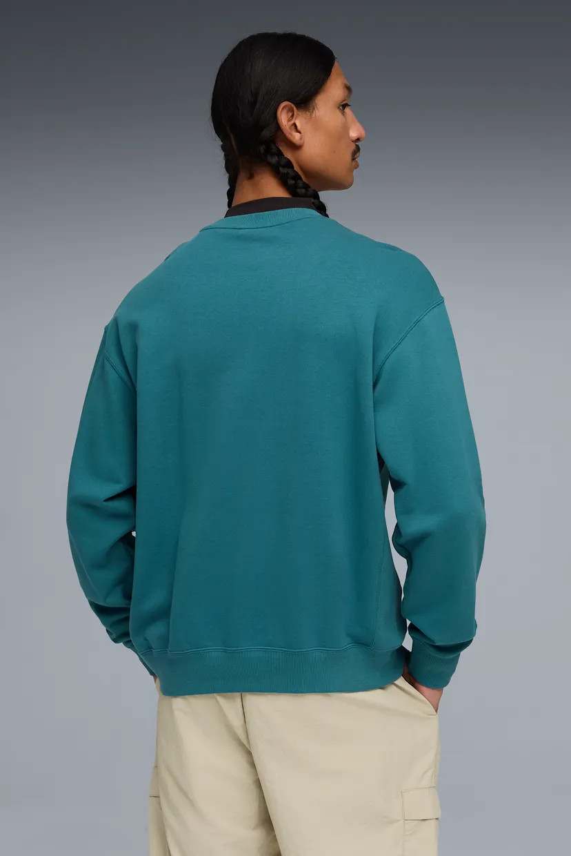 Мужской бирюзовый свитшот WARDROBE ESS Relaxed Crew Men 3