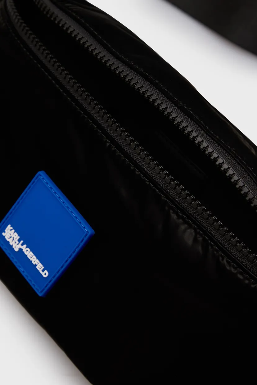 Чоловіча чорна поясна сумка urban nylon bumbag hs 5