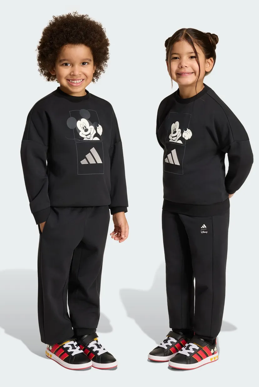 Детский черный спортивный костюм (свитшот, брюки) ADIDAS DISNEY MICKEY MOUSE 5