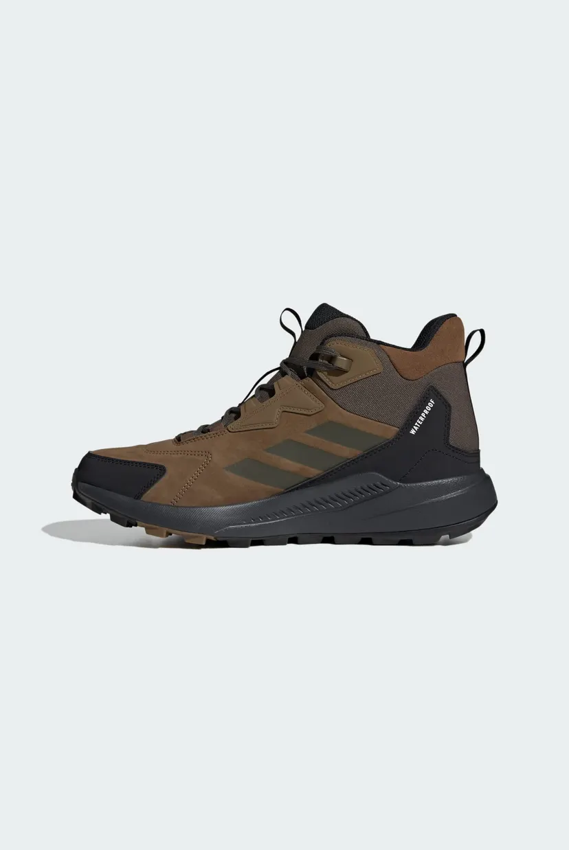 Чоловічі коричневі черевики Terrex Anylander Leather Mid Climaproof Hiking 5