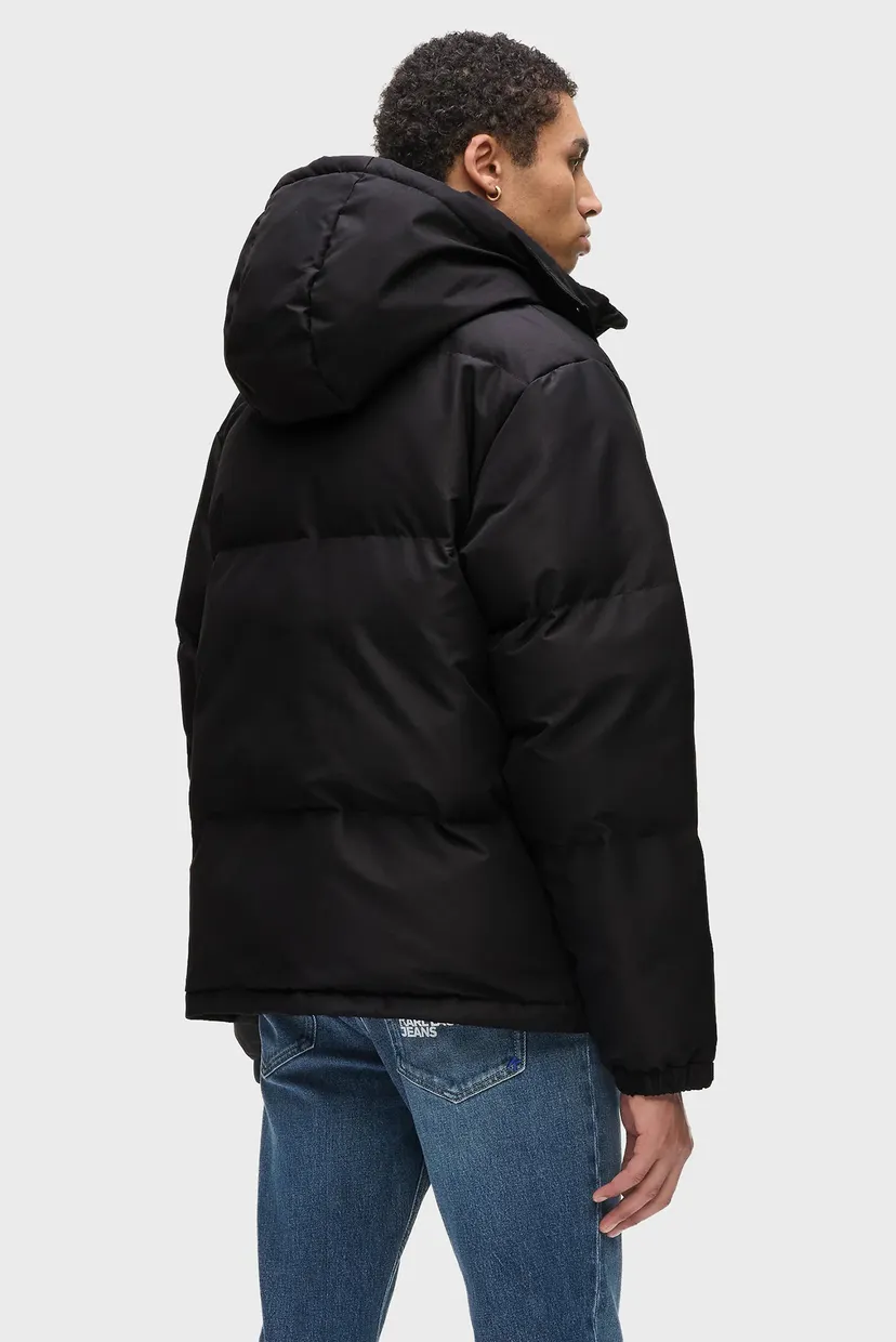 Мужская черная куртка puffer 3