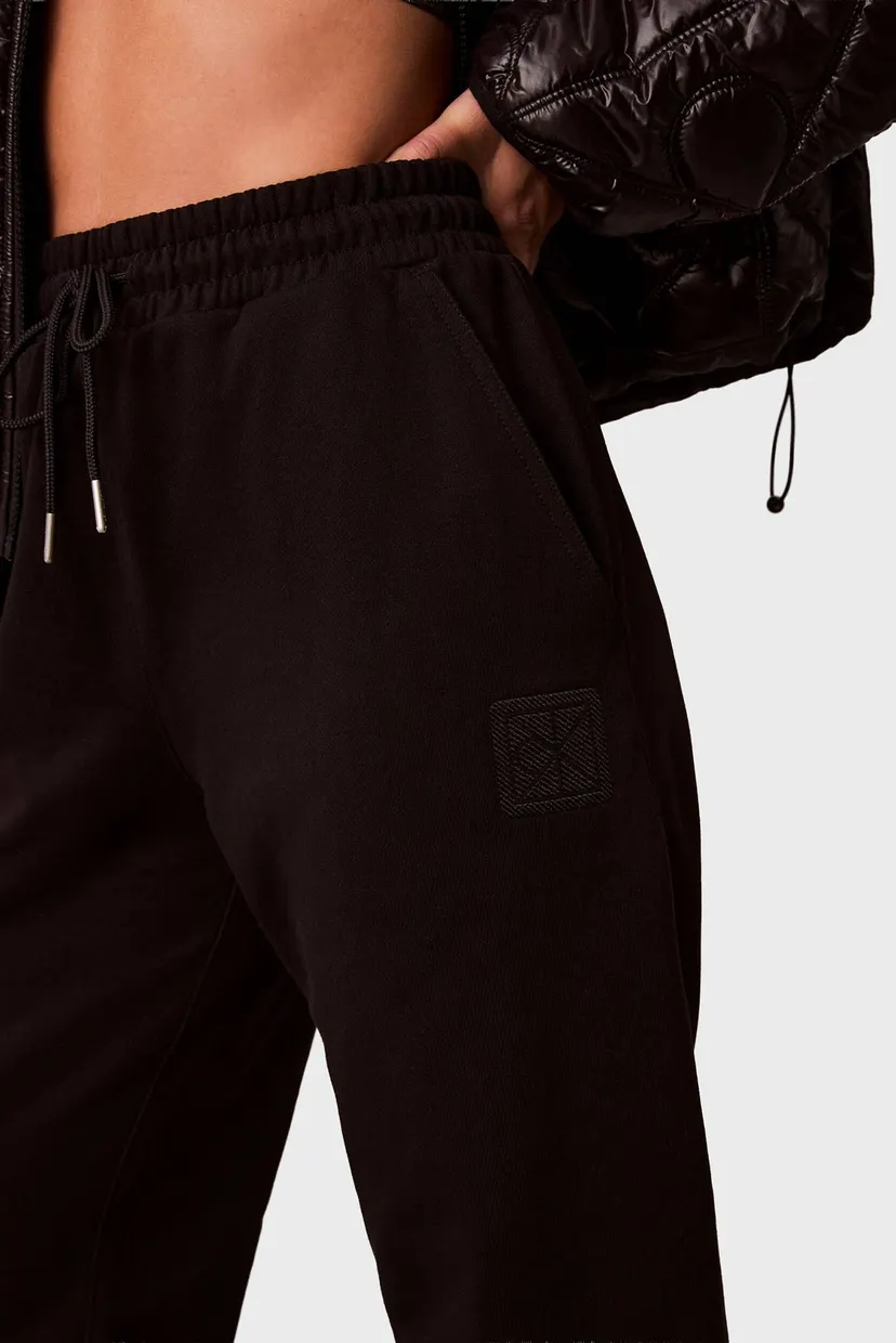 Женские черные спортивные брюки PREMIUM TERRY 4