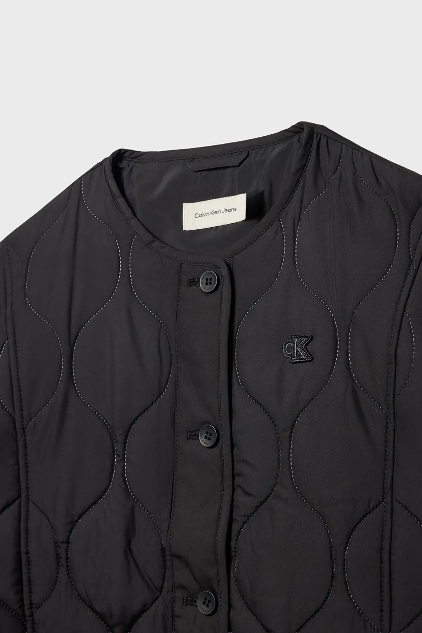 Дитяча чорна куртка QUILTED 3