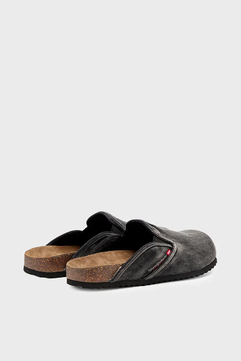 Чоловічі чорні джинсові клоги WOODSTOCK SLIP-ON SHOES 5