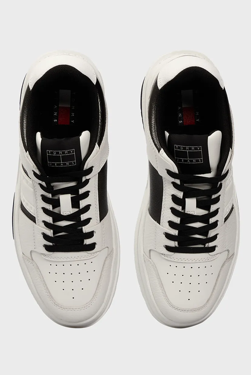 Женские белые кожаные сникерсы THE BROOKLYN FLATFORM 4