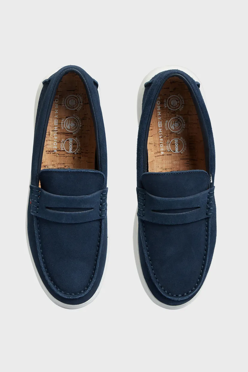 Чоловічі темно-сині замшеві лофери TH BOAT SHOE CORE SUEDE 4
