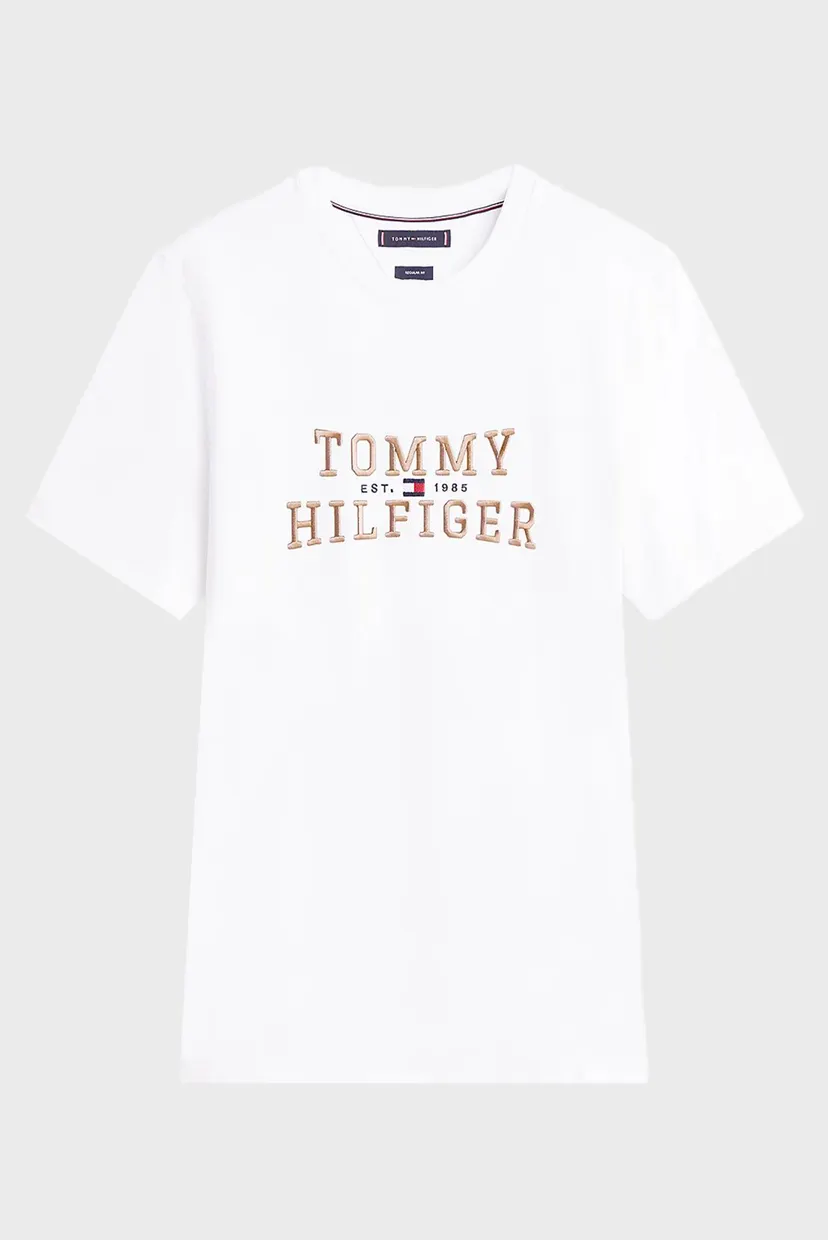 Мужская белая футболка ICON INTERLOCK TEE 5