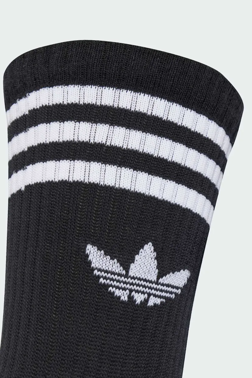 Чорні шкарпетки (3 пари) 3-Stripes Crew 4