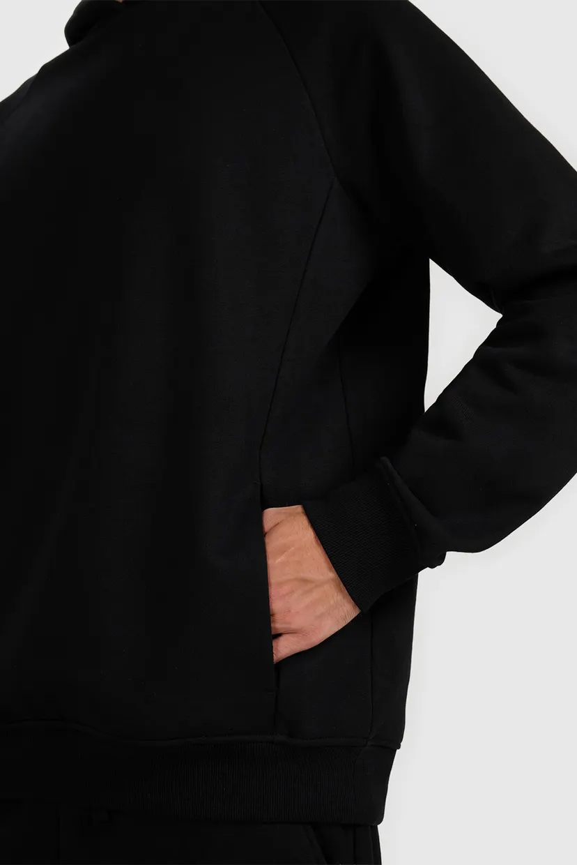 Мужское черное худи SWEATSHIRT M1946 5