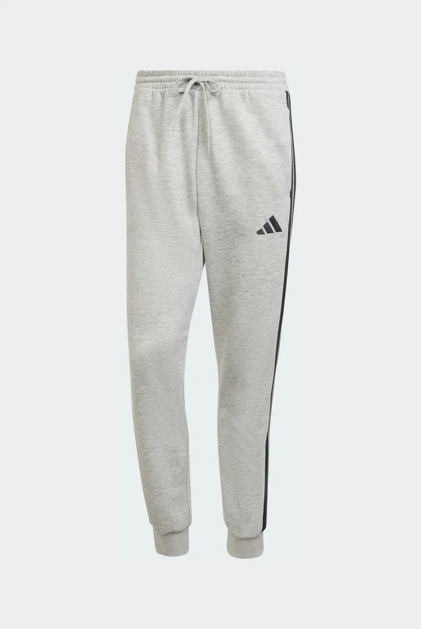 Чоловічі світло-сірі спортивні штани Essentials 3-Stripes Fleece 6