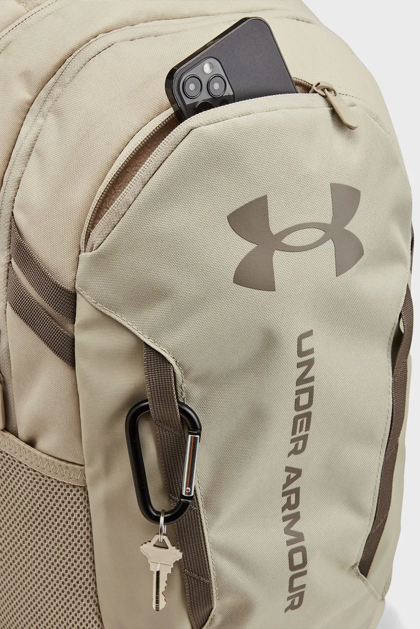 Серый рюкзак UA Hustle 6.0 Backpack 4