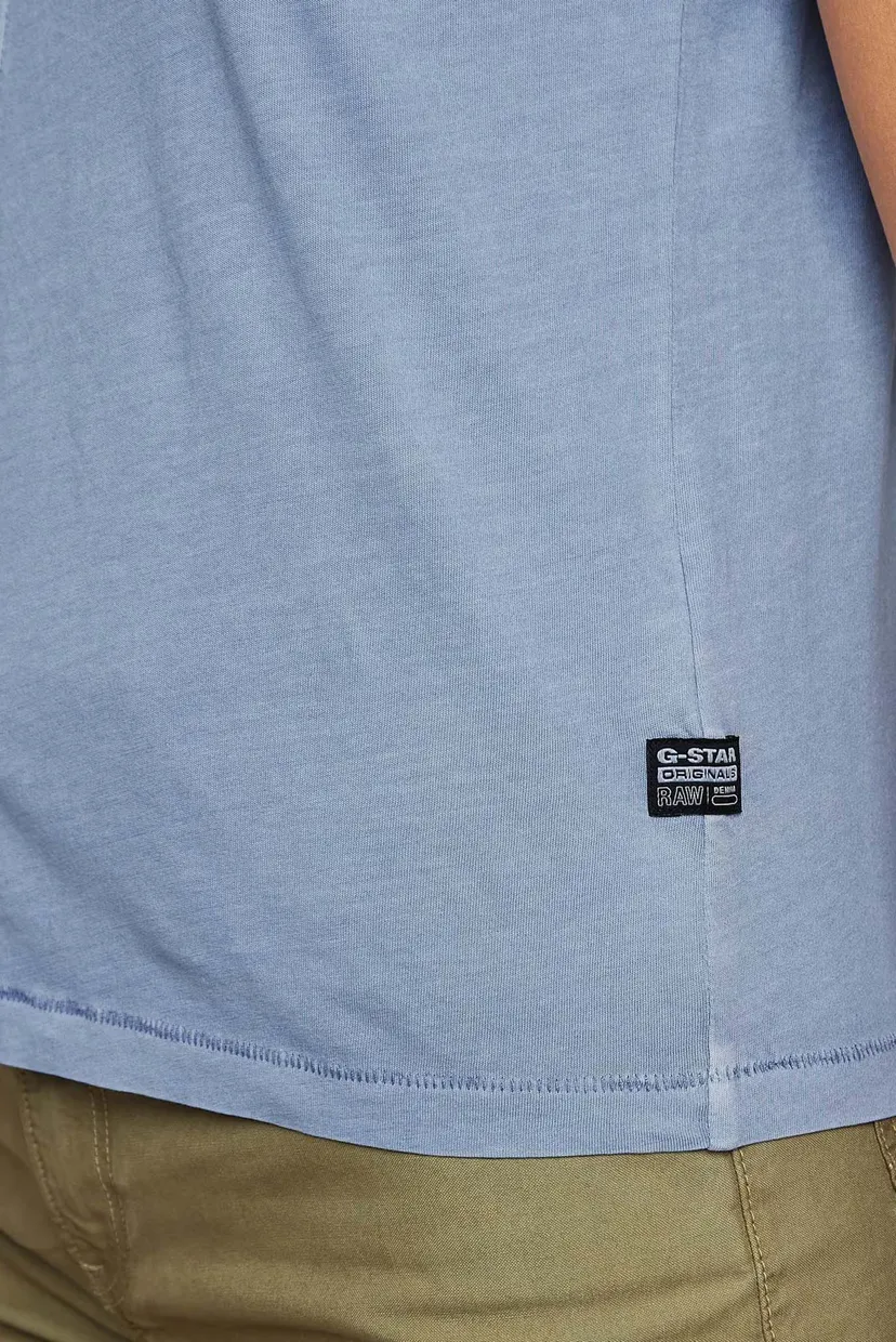 Женская голубая футболка Overdyed 5