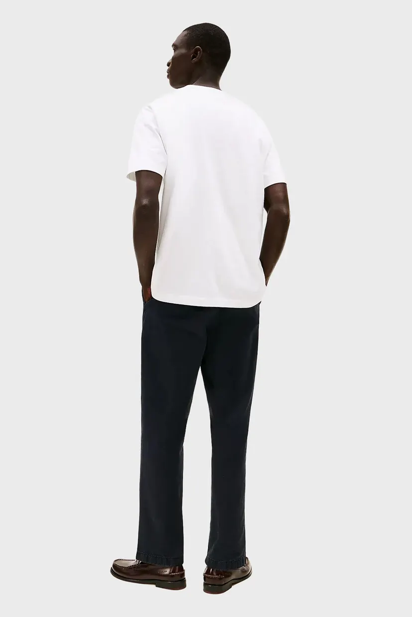 Мужская белая футболка ESSENTIAL V-NECK 3