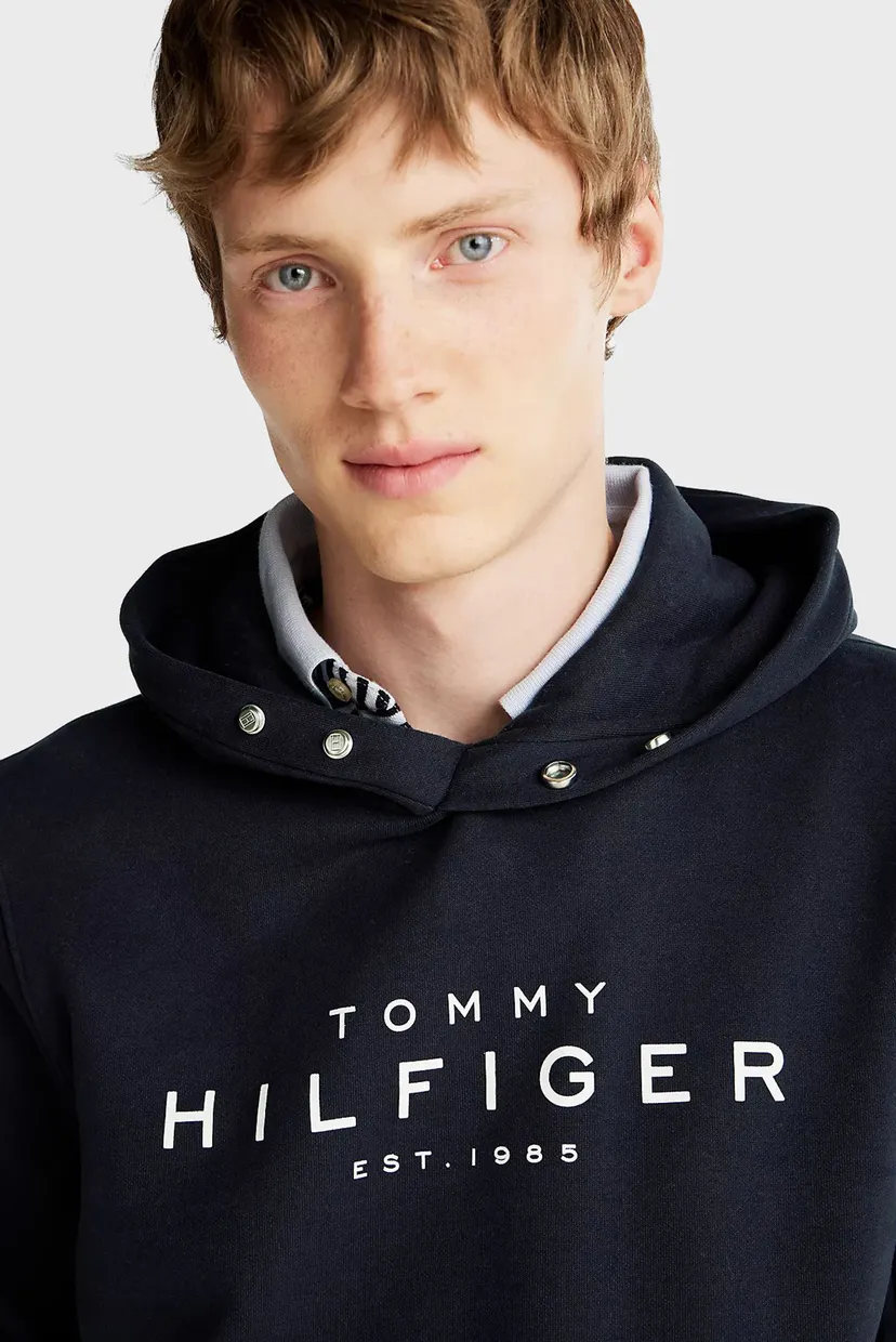 Мужское темно-синее худи TOMMY HILFIGER HOODY 4