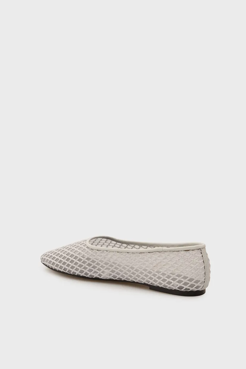 Жіночі сріблясті балетки OBLIQUE BALLERINA 5