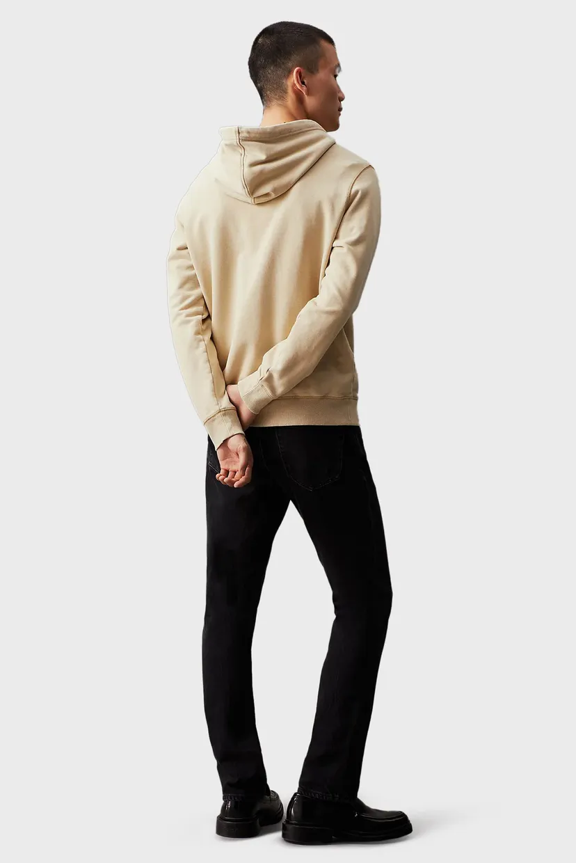 Чоловіче бежеве худі WASHED MONOLOGO HOODIE 5