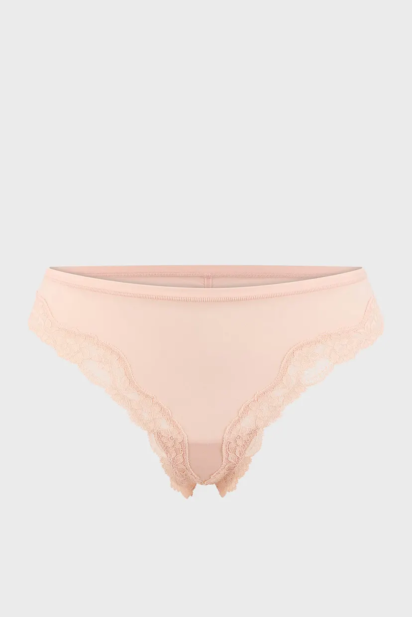 Женские розовые трусики-танга PURE SOFT 5