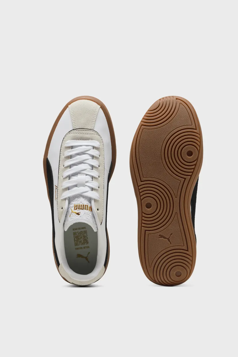 Жіночі білі шкіряні снікерси PUMA Club Klassika Sneakers Women 4