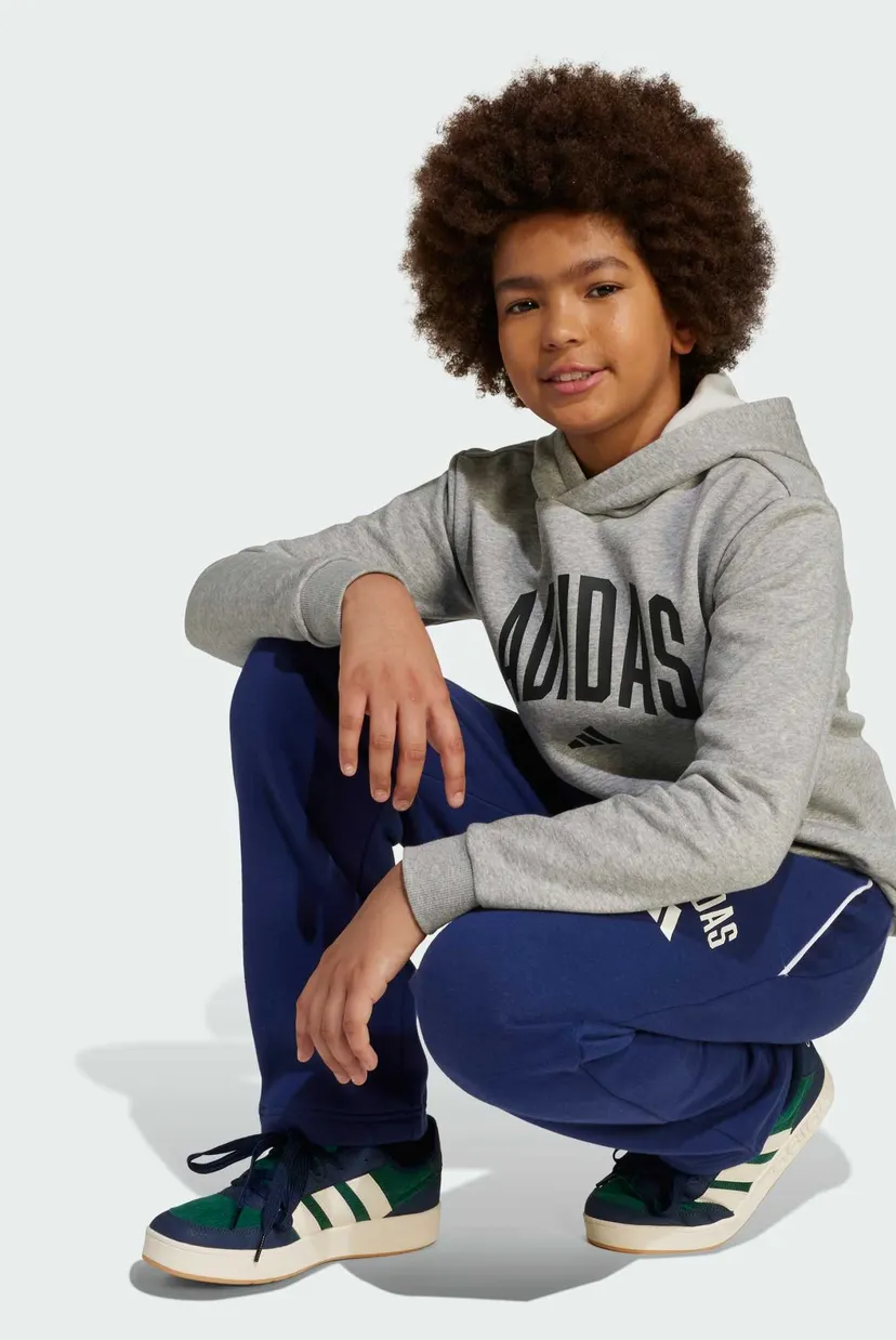 Дитяче сіре худі Seasonals Essentials Collegiate Typography Kids 4