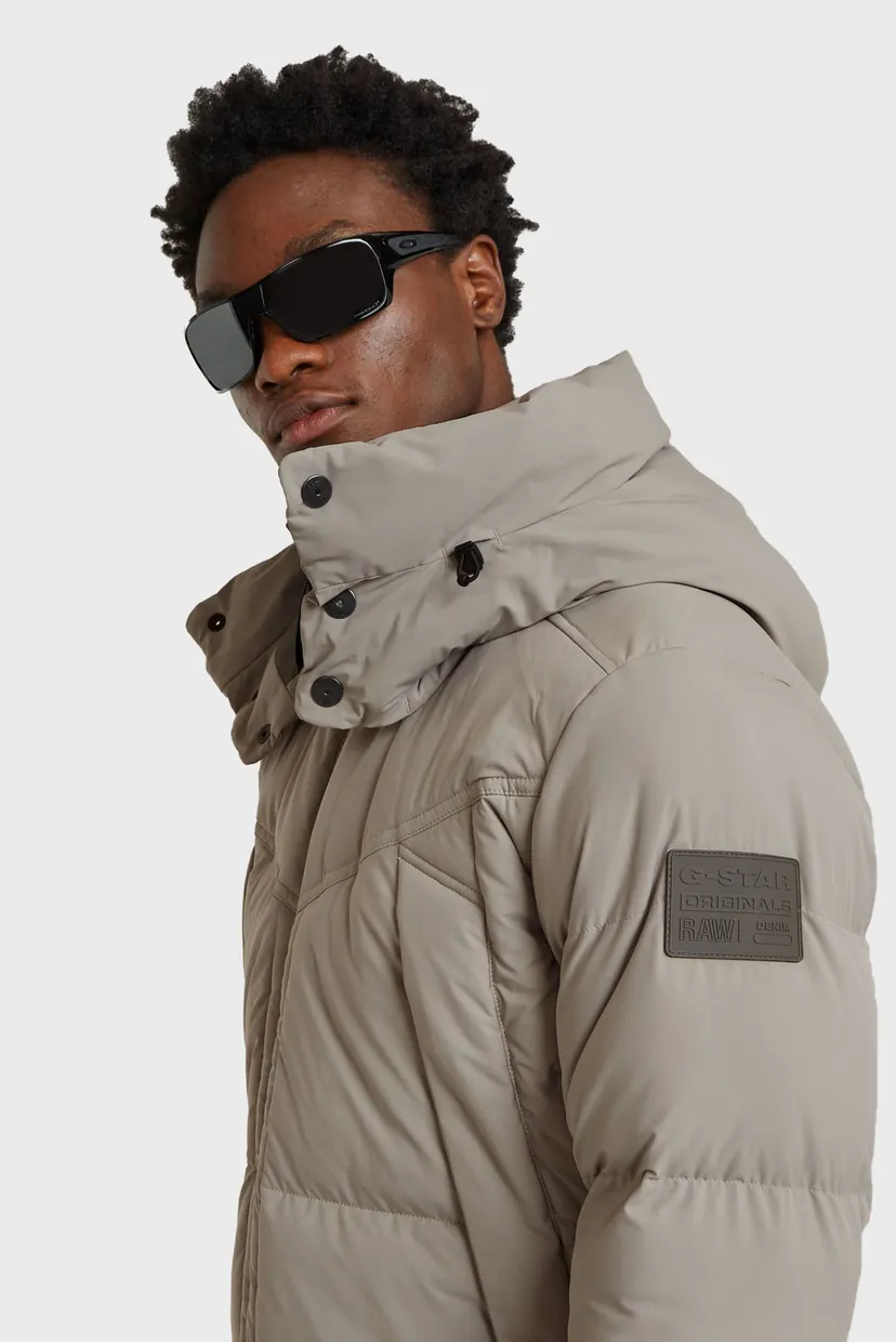 Чоловіча світло-сіра куртка G- Whistler Padded Hooded Jacket 2.1 4