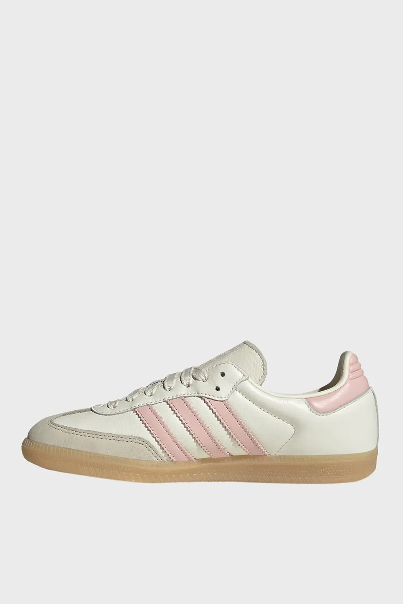 Женские белые кожаные сникерсы SAMBA OG 7