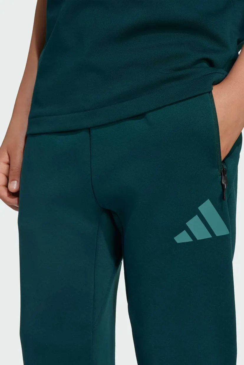 Дитячі зелені спортивні штани adidas Z.N.E. Tapered-Leg Kids 4