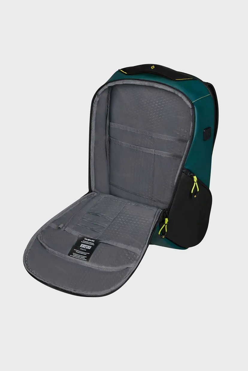 Темно-зелений рюкзак ECODIVER DARK TEAL/LIME 5