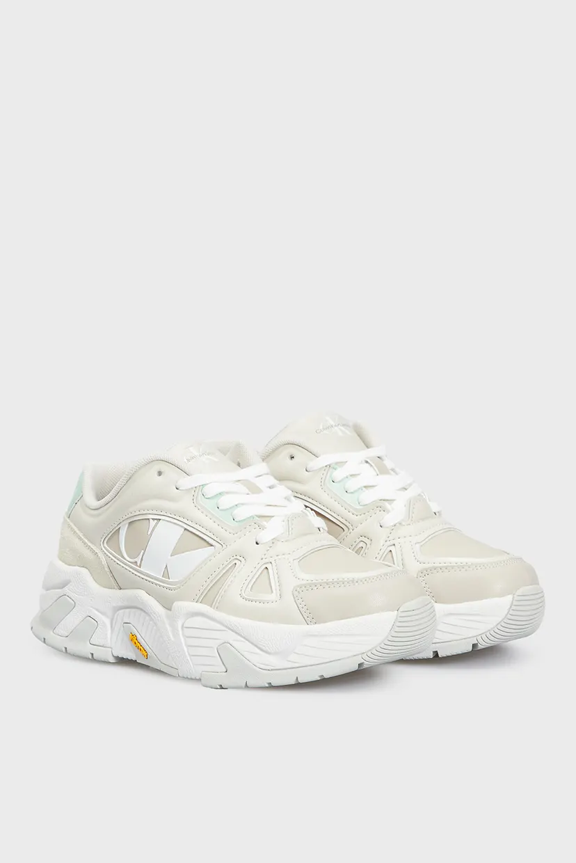 Жіночі бежеві кросівки CHUNKY RUNNER VIBRAM 3