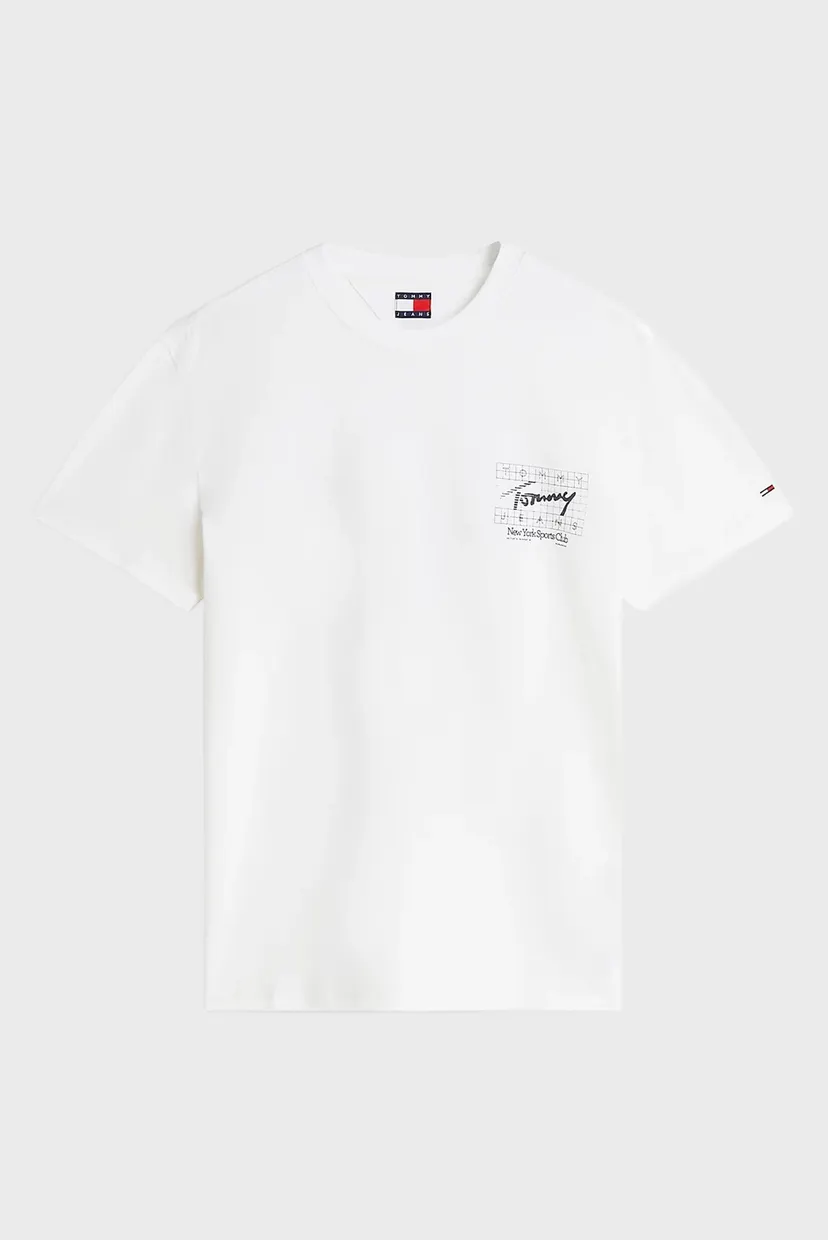 Чоловіча біла футболка REG SIGN FLAG SS TEE EXT 5