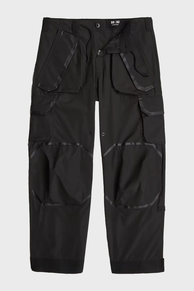 Мужские черные карго 3D Relaxed Knee Cargo 7
