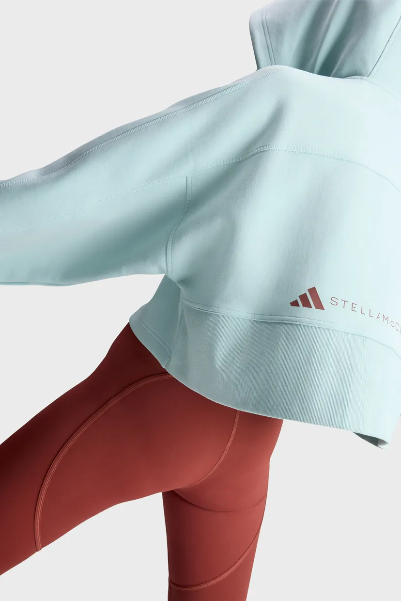 Жіноче м'ятне худі adidas by Stella McCartney Sportswear 6