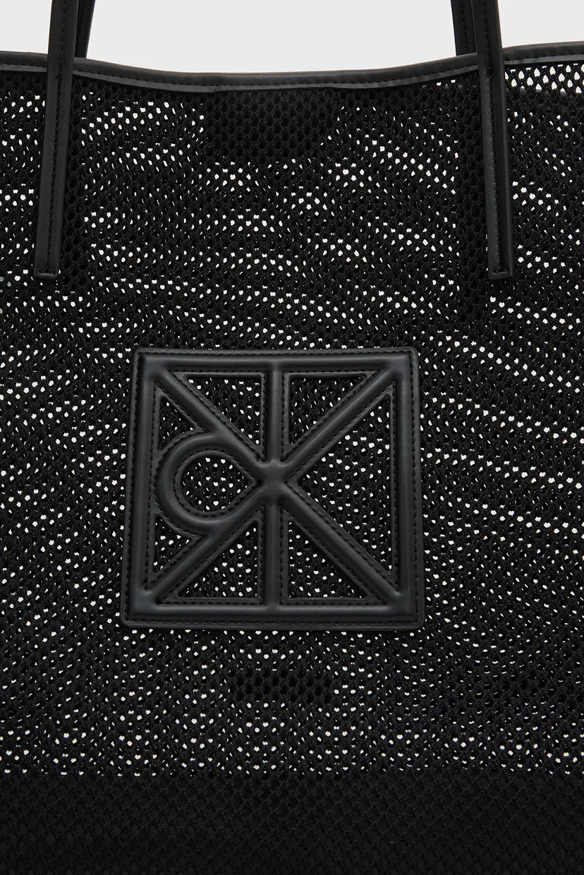 Жіноча чорна сумка EMBLEM MESH 6