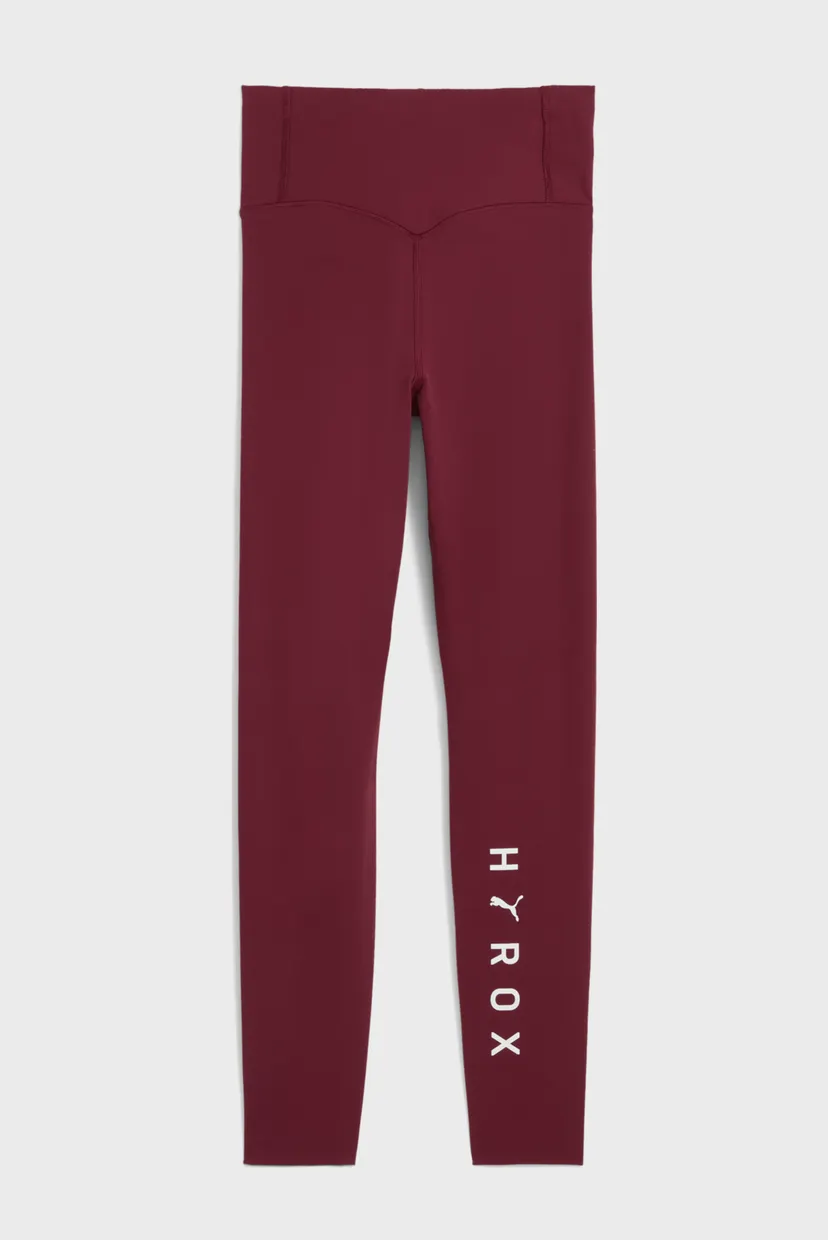 Жіночі бордові тайтси PUMA x HYROX SHAPELUXE 7/8 Length Tights Women 5
