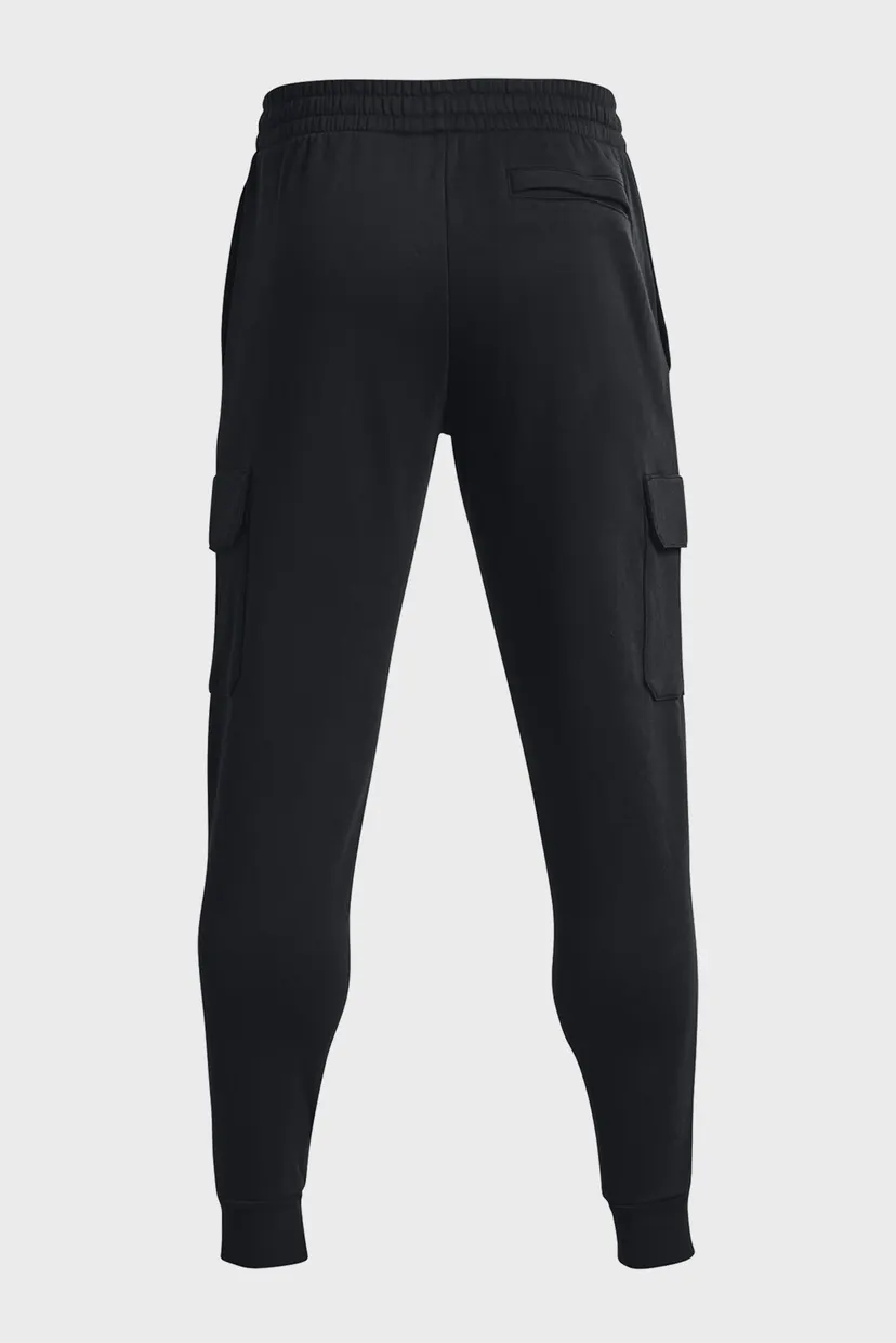 Мужские черные спортивные брюки UA Rival Fleece Cargo Jogger 6