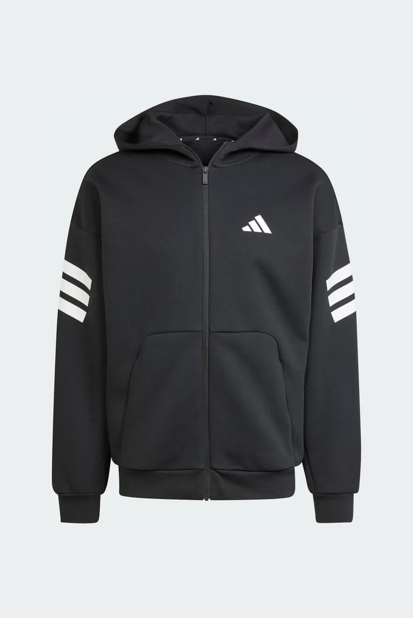 Мужское черное худи 
Future Icons 3-Stripes 6