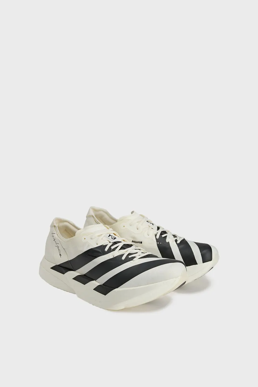 Мужские белые кроссовки Y-3 ADIOS PRO 4 4