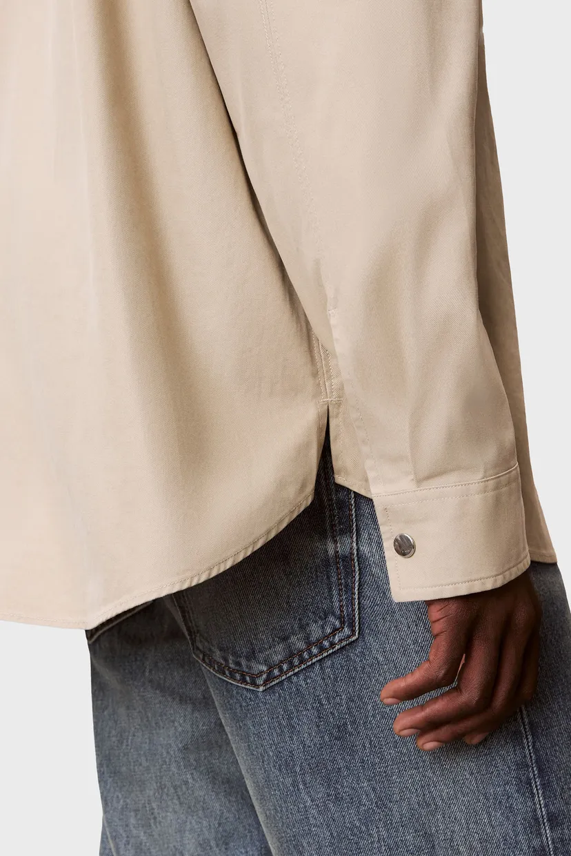 Мужская бежевая рубашка WORKWEAR 5