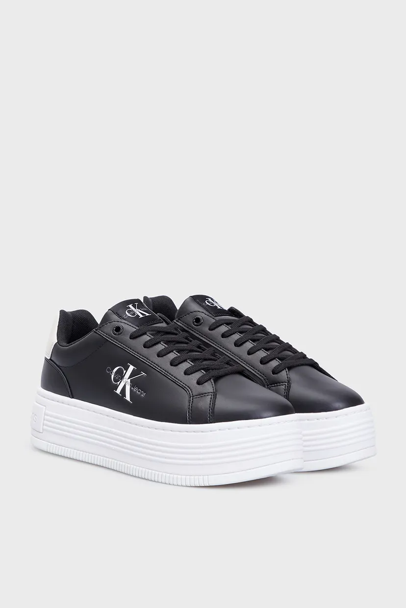 Жіночі чорні снікерси BOLD PLATF LOW LACE LTH ML MTL 3