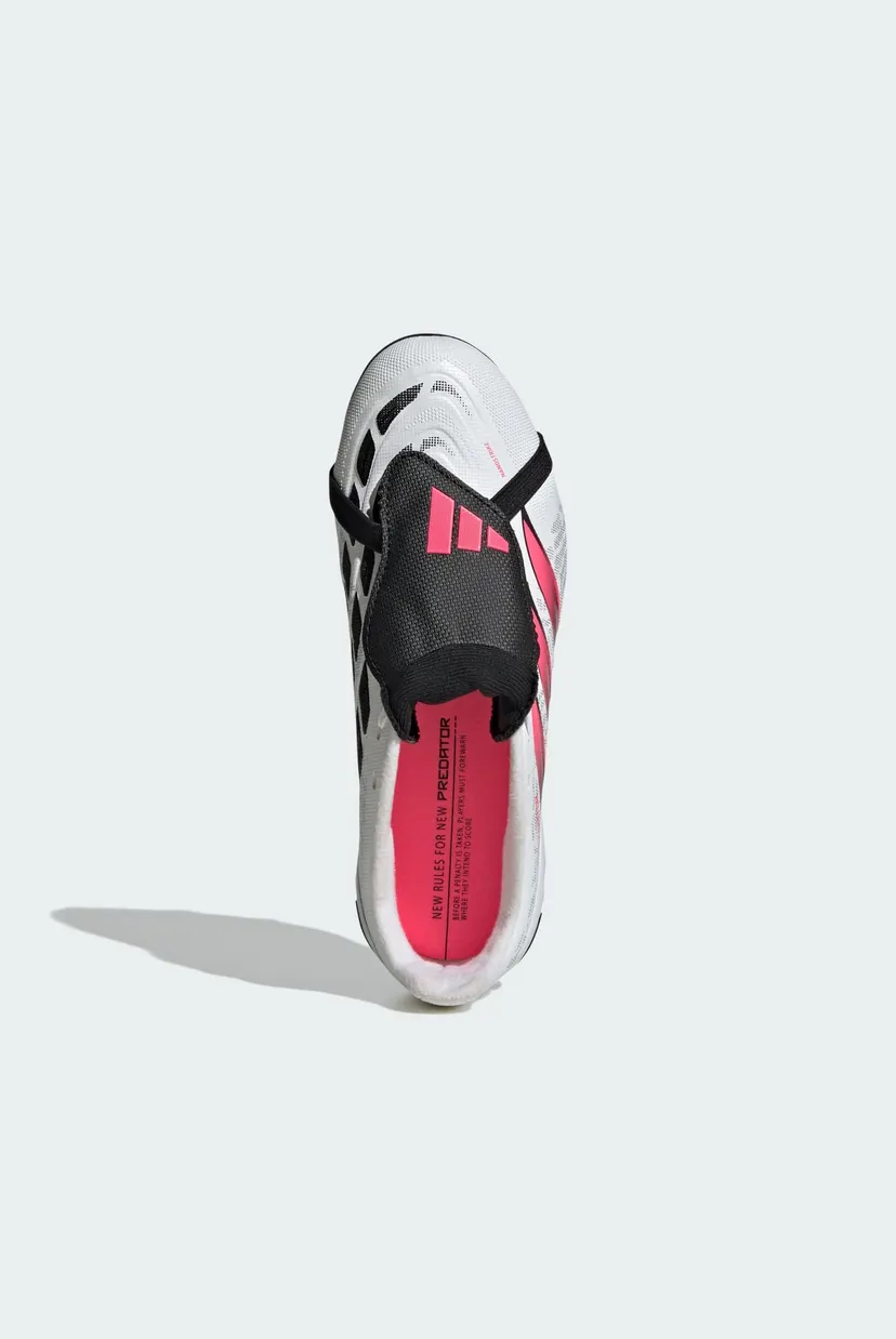 Детские белые бутсы PREDATOR LEAGUE Fold-Over Tongue Firm Ground Football Kids 6