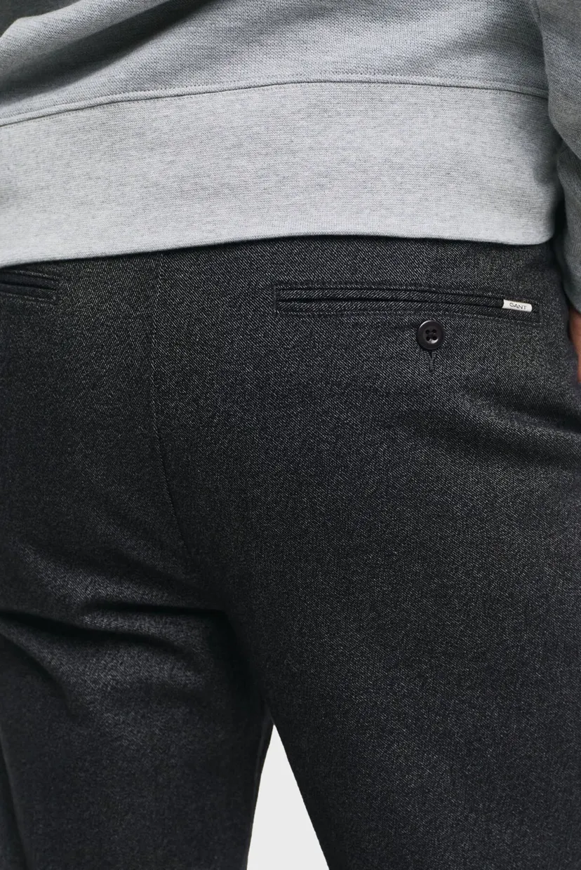 Мужские темно-серые брюки SLIM TWO TONE PANTS 4
