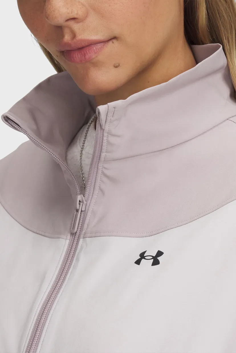 Жіноча пудрова вітровка UA Rival Woven Jacket 3