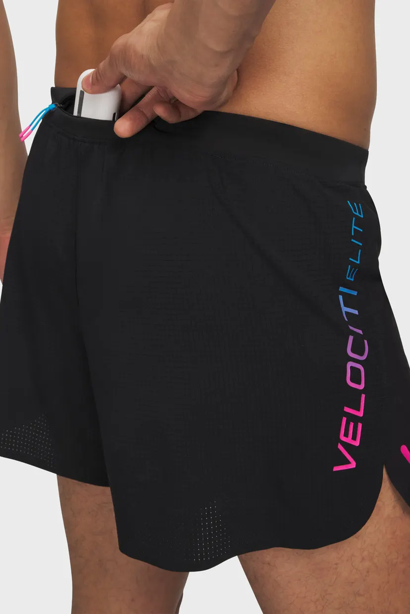 Чоловічі чорні шорти UA Velociti Elite Short 4