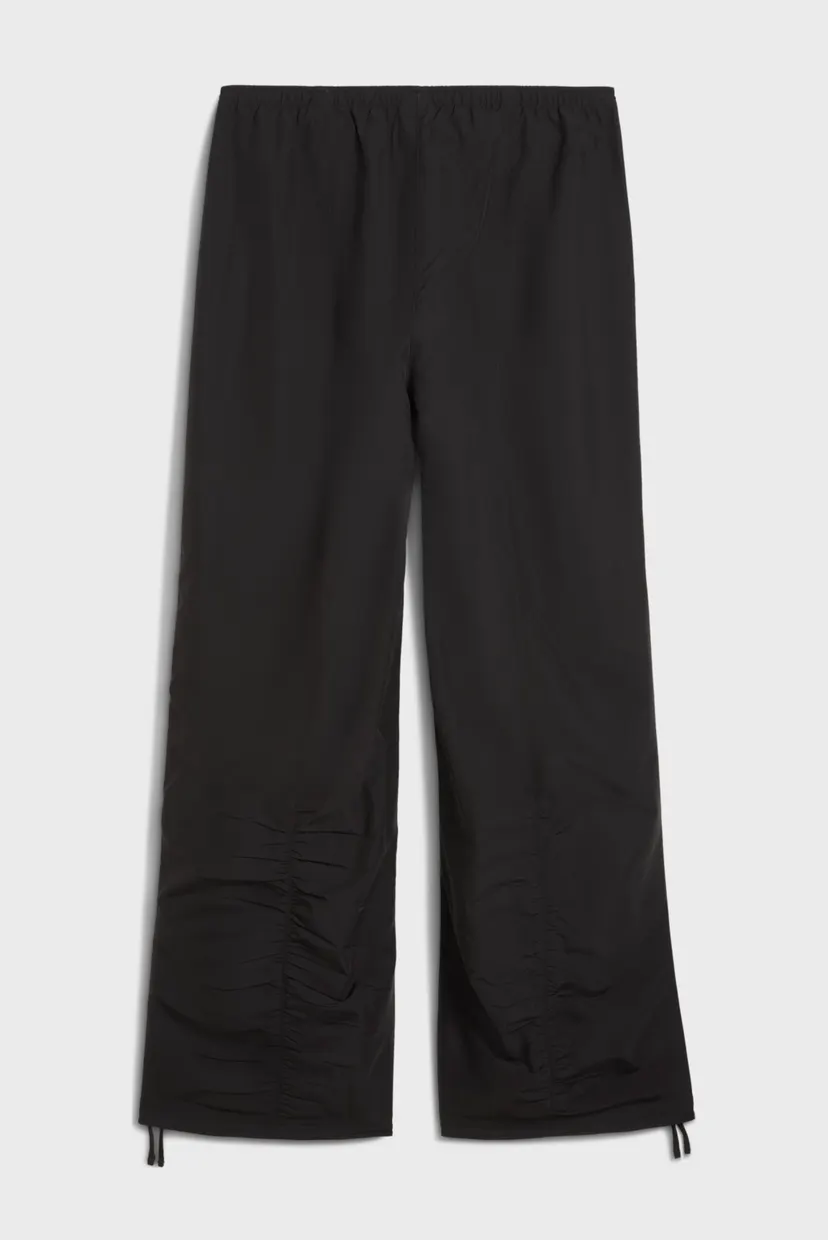 Женские черные спортивные брюки Wardrobe Essentials Parachute Woven Pants Women 7