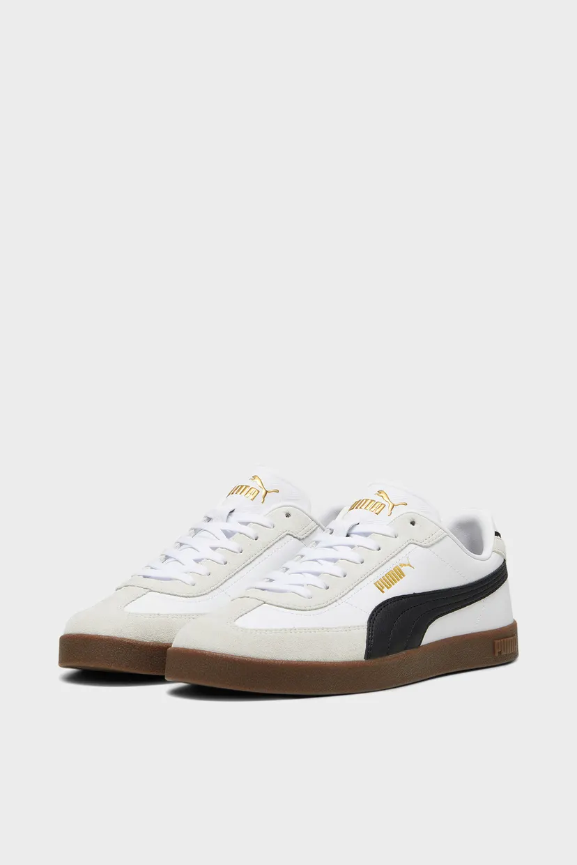 Белые кожаные сникерсы PUMA Club II Era Sneakers Unisex 3