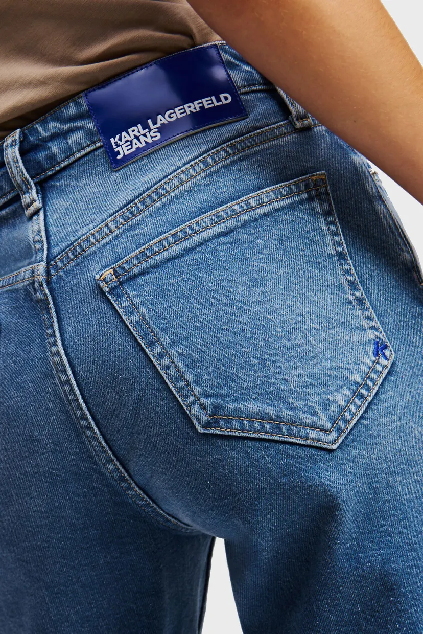 Жіночі сині джинси KLJ HR STRAIGHT DENIM 4