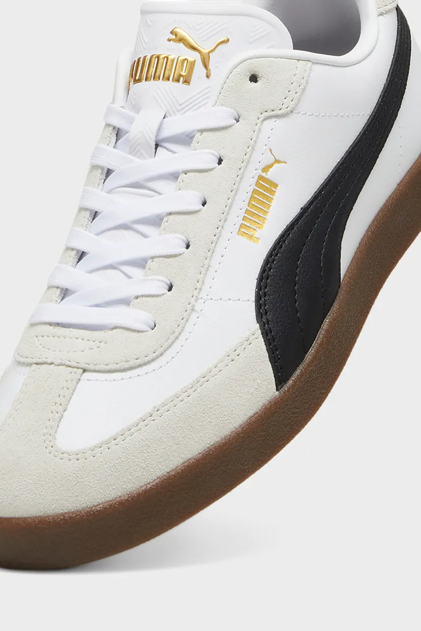 Белые кожаные сникерсы PUMA Club II Era Sneakers Unisex 6