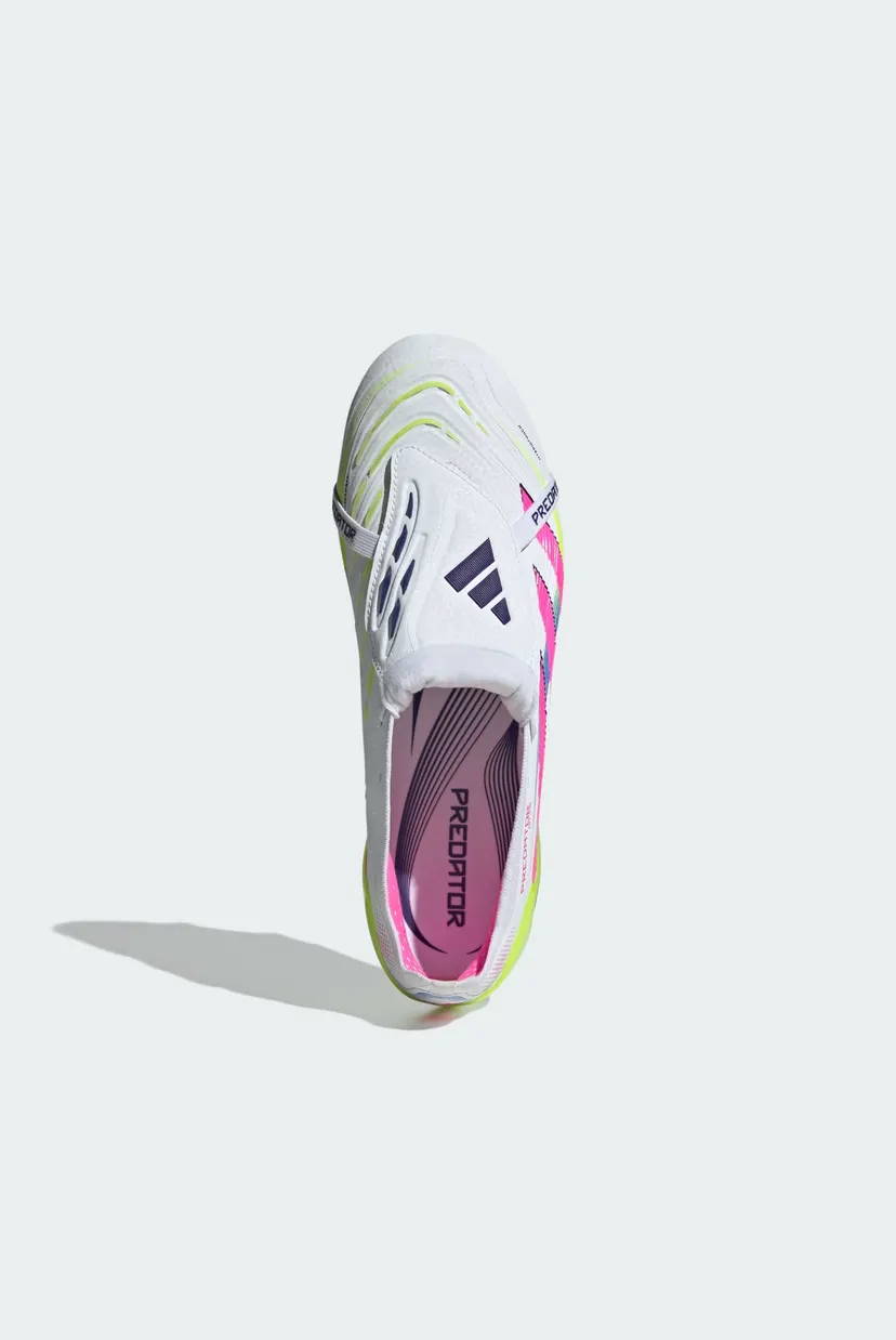 Белые бутсы Predator Elite Fold-Over Tongue Firm Ground adidas